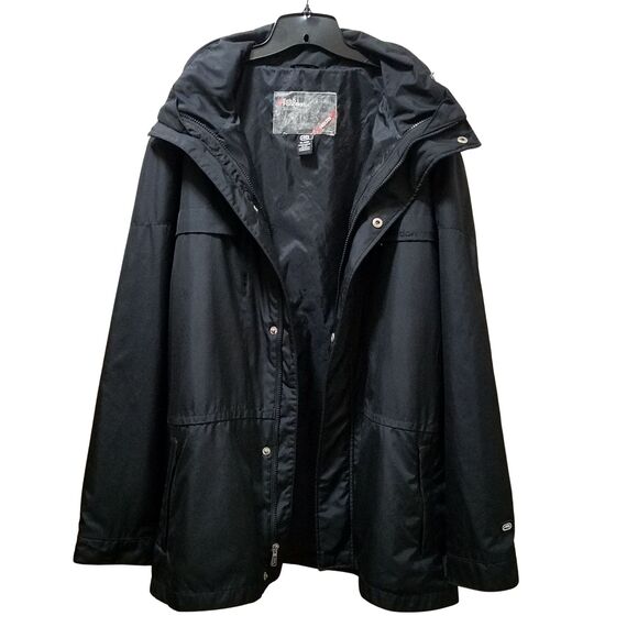 Vintage ECKO UNLTD Function Shelter Jacket Men’s XL Black Stowaway Hood Utility - Picture 4 of 7